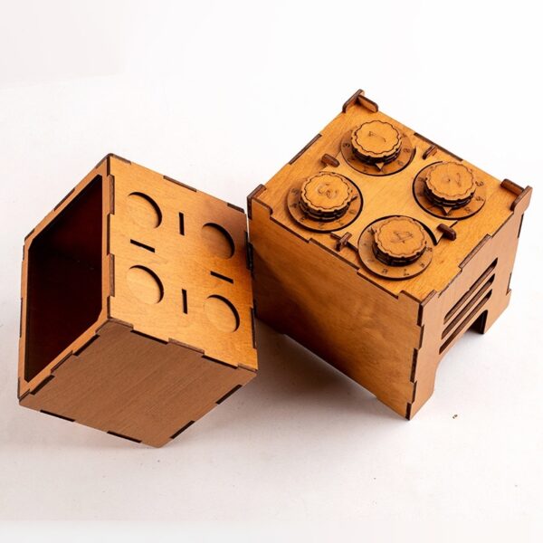 Your Own Safe Wooden Decryption Box Puzzle Building Blocks Toy Puzzle - Image 7