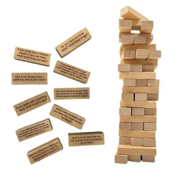 Building Blocks Icebreaker Couple Oath Wood Stacking - Image 10