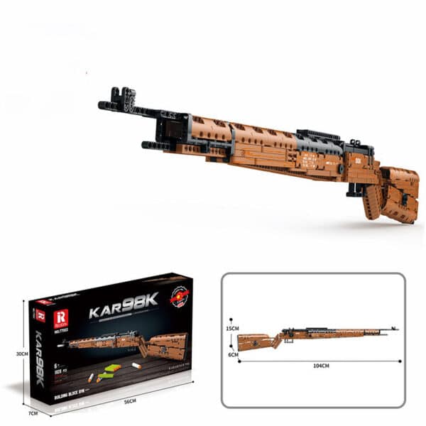 Technology 98K Building Block Gun Can Launch Boys' Puzzle Assembly Model Toys - Image 8