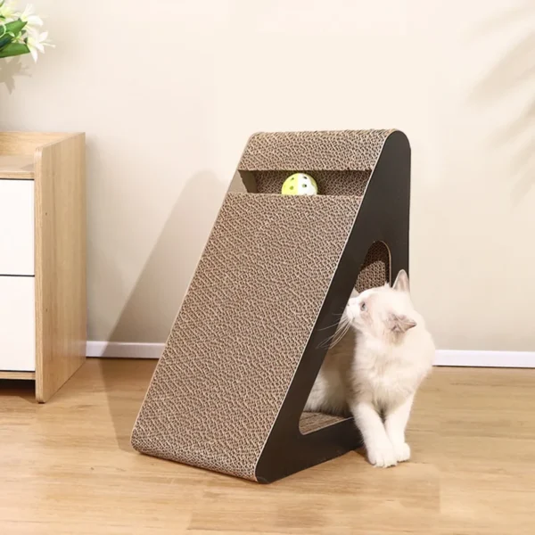 Cat Scratch Cardboard with Rotating Ball Wear-resistant Cat Clawing Board For Cat Toys Cat Climbing Frame Pet Cat Climbing Frame 3