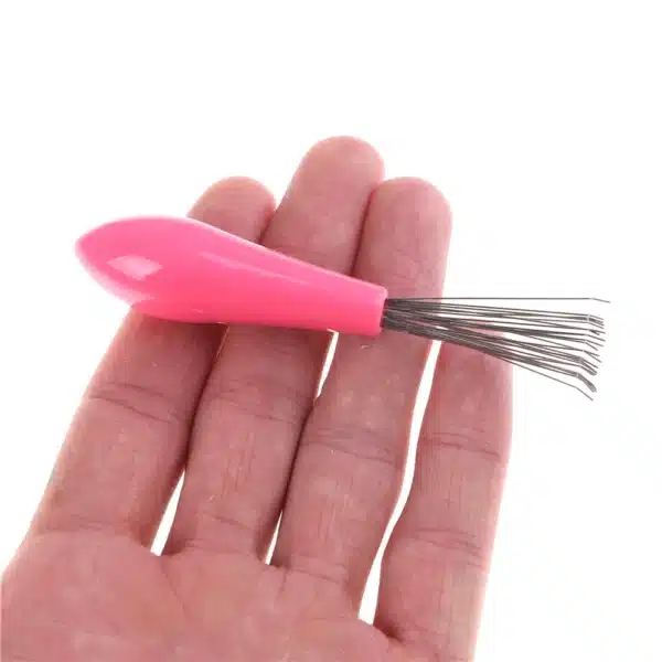 1 PC Random Color Comb Hair Brush Cleaner Cleaning Remover Embedded Plastic Comb Cleaner Tool 4