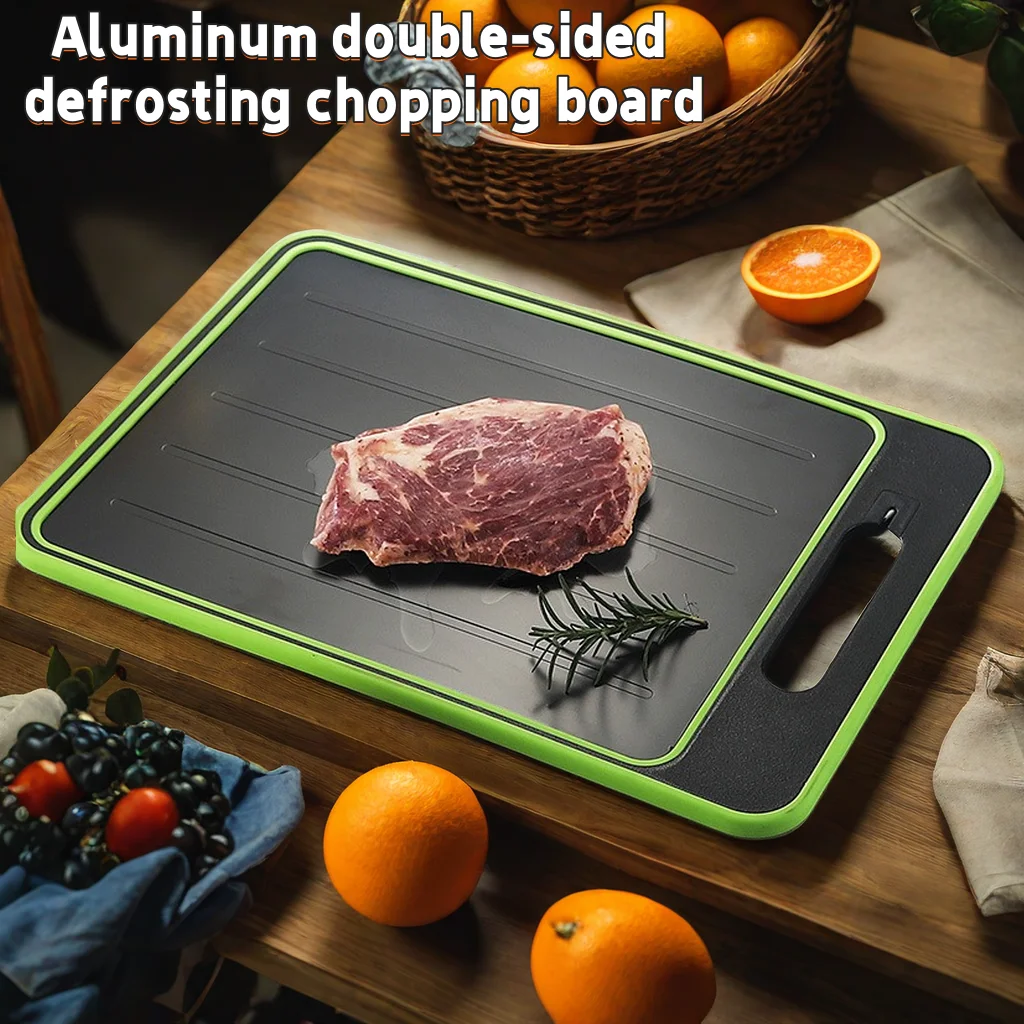 Kitchen Thawing Cutting Board Defrosting Function Physical Thawing Chopping Board Kitchen Garlic Grinding Tools Knife Sharpener 1