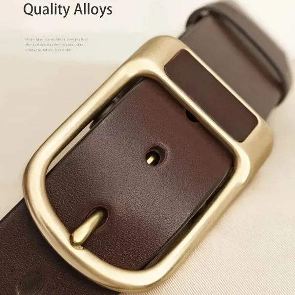 Men's Trendy Casual Belt For Men Coboy Style Belts Pin Buckle Belt Jeans Retro Belt Business Casual Belt 6