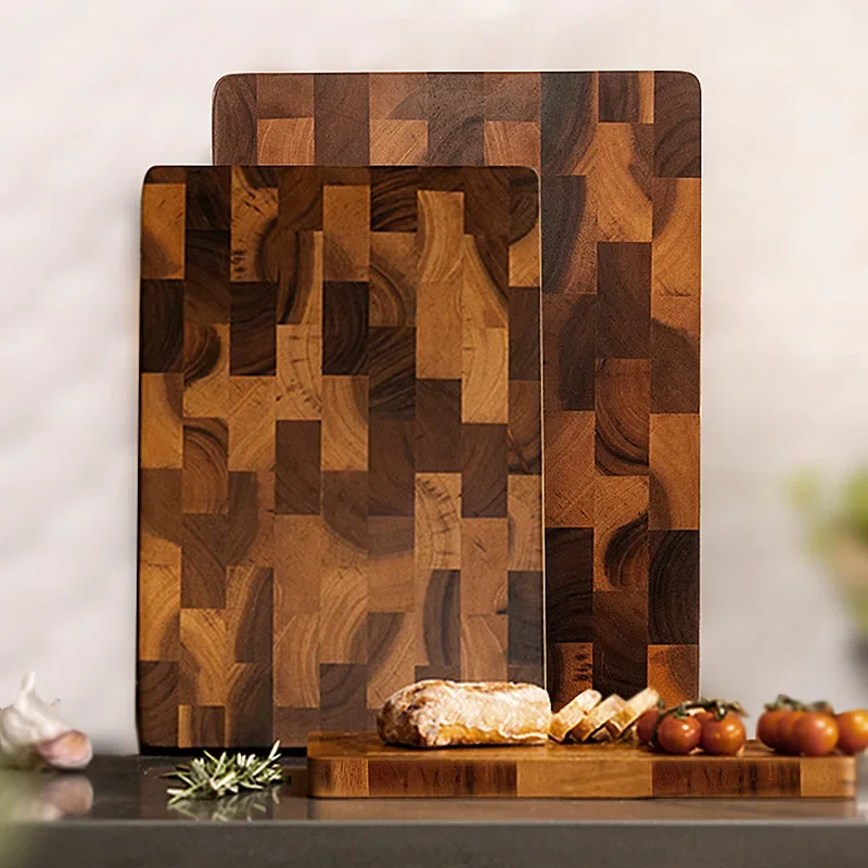 Cutting Board Double-sided Using Premium Acacia Wood Splicing Chopping Board Drain Water And Damp-proof Kitchen Tools 1