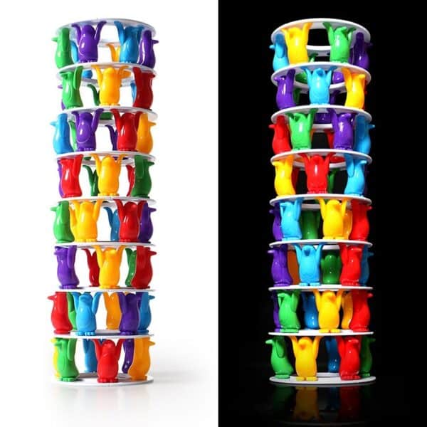 Penguin Tower Collapse Desktop Game Balance Toy Challenge Tower - Image 4