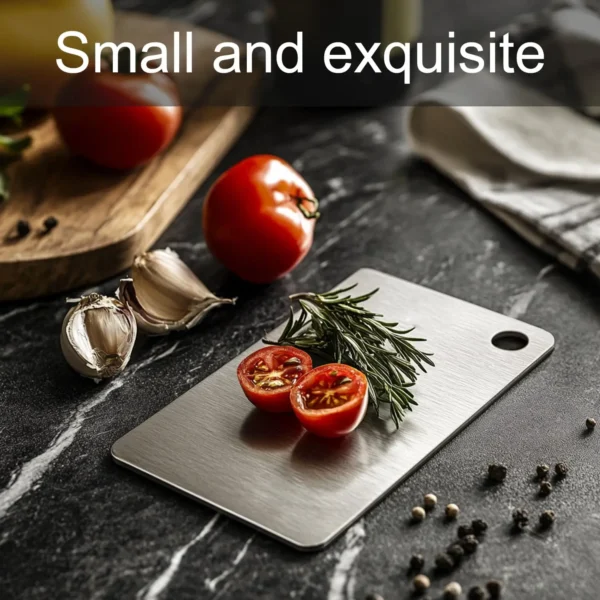 Board Kitchen Titanium Cutting Boards For Stainless 304Steel Thickened Double-Sided Non-Slip Durable Portable FruitMeat Chopping 5