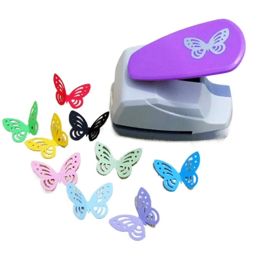 DIY Paper Cutting Butterfly Hole Punch New Scrapbooking Handmade 3D Shape Board Punch ABS Plastic Kid Hole Punch Children 1