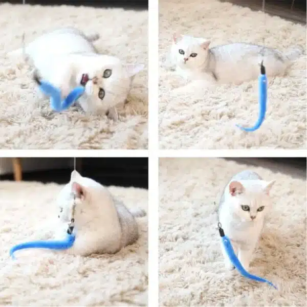 Replace Plush Cat Toy Accessories Worms Replacement Head Funny Cat Stick Pet Toys 5/10/6/11 Pcs 6