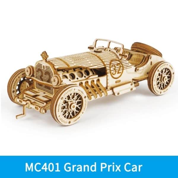 Robotime 3D Wooden Puzzle Prime Steam Express Model DIY Kit Puzzle Toy - Image 2