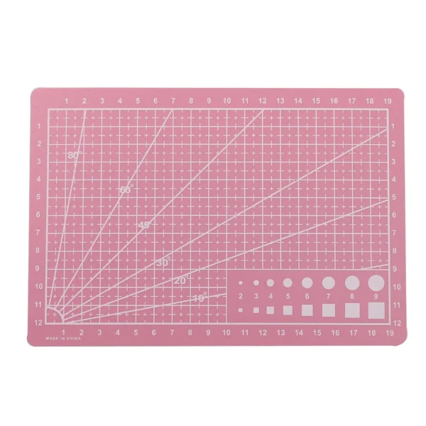 1pcs A5 PVC Cutting Mat Cutting Board Workbench Patchwork Sewing Manual DIY Knife Engraving Leather Single Side Underlay 5