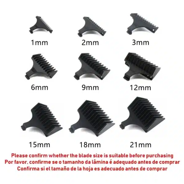 Suitable for T9 Universal Guards Hairdresser Hair Cutting Guide Professional Hair Trimmer Limit Comb Barber Accesories 4
