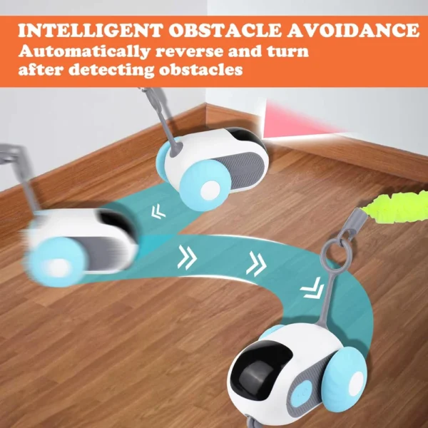 Smart Cat Toy 2 Modes Automatic Moving Remote Controlled Toy Car for Cats Dogs Interactive Playing Kitten Training Pet Supplies 3