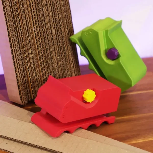 Handheld Cutting Tools Cardboard Cutter for Cat Scratchers Creative Cute 3D Printed Card Board Cutter Portable 2