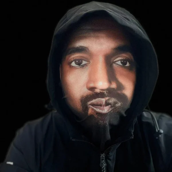 New 3D Printed Kanye Mask Elastic Mesh Full Face Mask for Men Women Cosplay Headwear Hip Hop Fashion Balaclava Hood Hat Headgear 2
