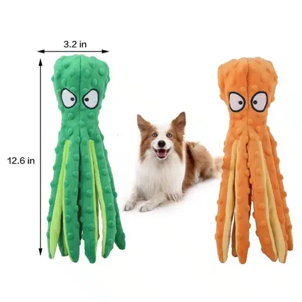 Octopus Skin Shell octopu Bite Resistant Plush Toy Pet Dog Resistant Squeak Toys Dog Chew Puppy Training Toys мягкие игрушки 2