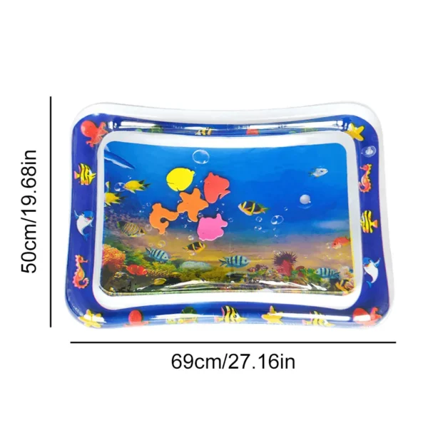 Water Sensory Play Mat Thickened Inflatable Water Mat For Cat And Dog Pet Playmat With Fish Sea Ocean Theme Sensory Toy Water 6