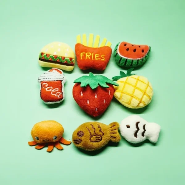 Pet Toy Set Cat Toy Set With Catmint Kitten Plush Catnip Toy With Scent Cat Mini Catnip Chewing Toy Teeth Grinding Pet Supplies 4
