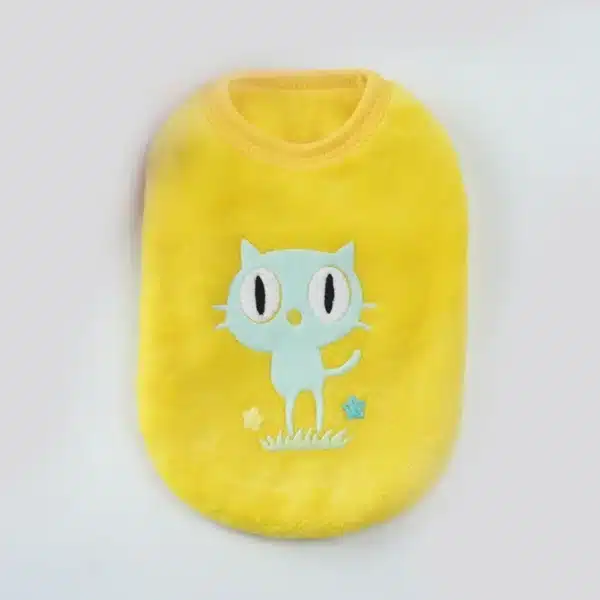 Pet Cat Costume Small Dog Clothes Soft Pet Apparel Cozy Little Puppy Dog Coat for Rabbit Ferret Chihuahua Small Animals Vest 4