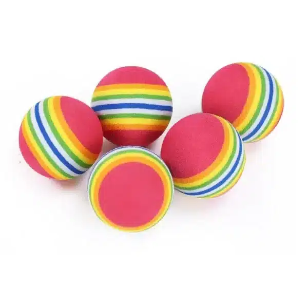 Cat Toy Balls Interactive for Indoor Cats Best Kitten Favorite Gift Soft Foam Ball Chase Quiet Playing Cats Stuff Supplie 5