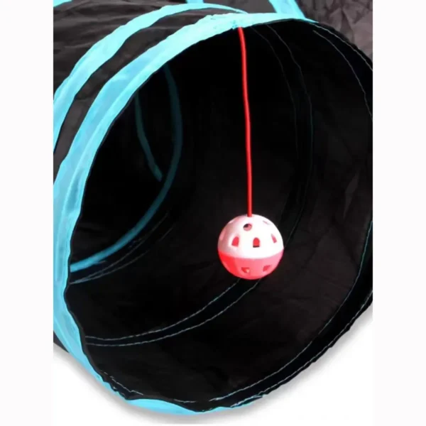 Wear-resistant Cat Play Tunnel Foldable Pet Animal Tunnels with Crinkle Playing Toy for Cats Guinea Pig Rabbits Funny Cat Supply 6