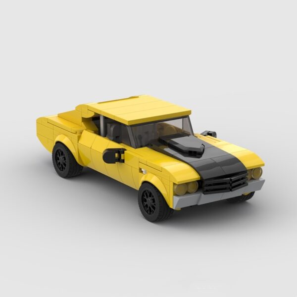 Retro Car Building Blocks Toy Suit - Image 4