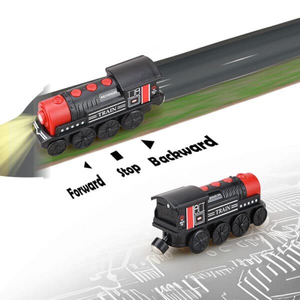 Eight-wheel Train Track Electric Small Train Toy - Image 4