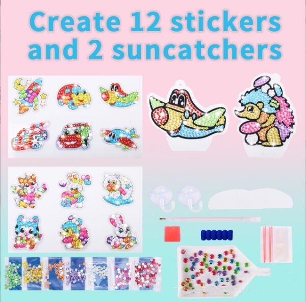 Diamond Painting Free Stickers Children Cartoon