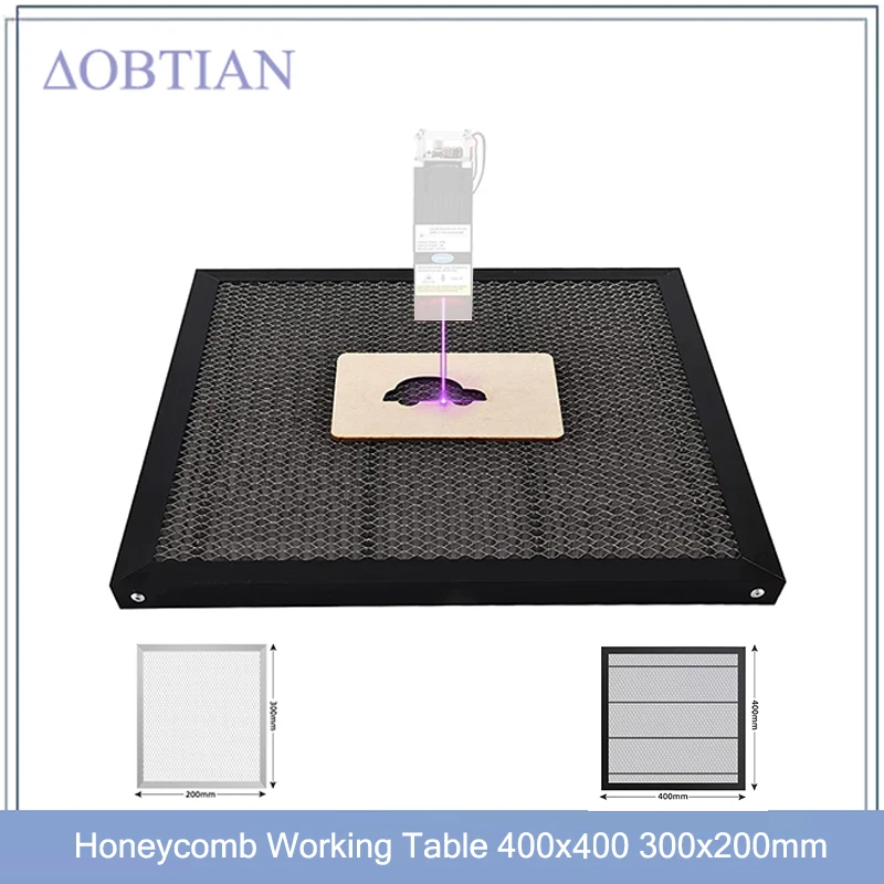 Honeycomb Working Table 400x400 300x200mm Size Board Platform Laser Parts for CO2 Laser Engraver Cutting Machine 1