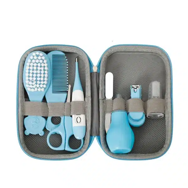8PCS Child Care Cleaning Set Nail Clippers Comb Massage Soft Bristle Brush Set Kit 6