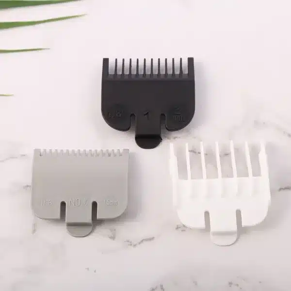 3Pcs Hair Clipper Guards Guide Combs Trimmer Cutting Guides Styling Tools Attachment Compatible 1.5mm 3mm 4.5mm 2