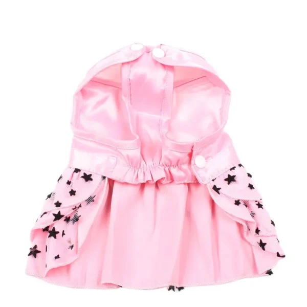 Dog Cat Dress Shirt Bow&Stars Design Pet Puppy Skirt Spring Summer Apparel 2 Colors 2