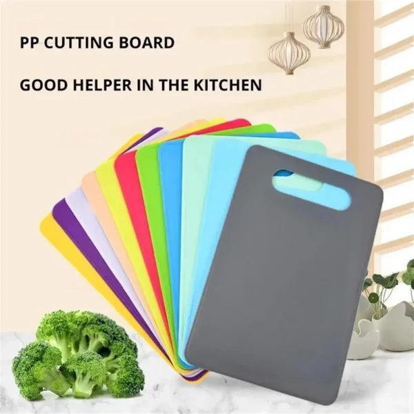 1pc Durable PP Cutting Board Non-slip Vegetable Fruit Chopping Board for Home Kitchen Camping Kitchen,Dining & Bar TB Sale 1