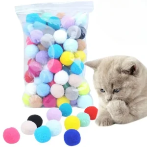 Delysia King  70pcs  Cat Toy Plush Ball 1