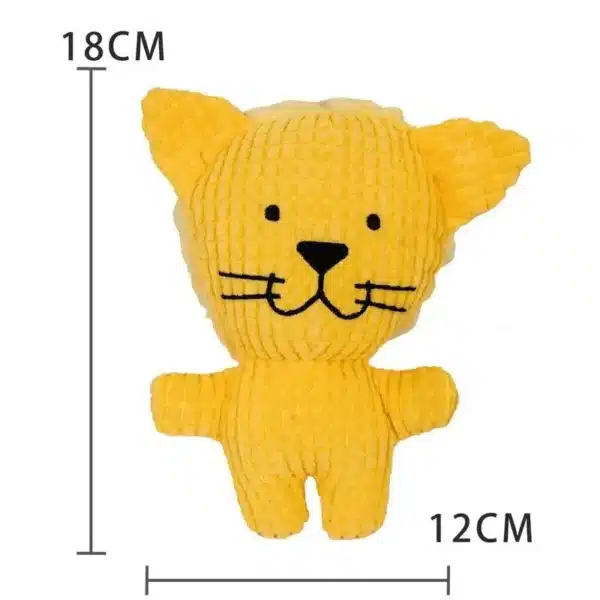 Puppy Dog Plush Squeaky Toys for Small Medium Dogs Bone Aggressive Chewers for Pet Cat Products Puppy Accessories 4