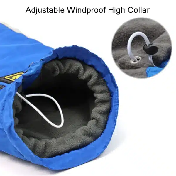 Fleece Lining Waterproof Dog Winter Coat Warm Puppy Jacket Vest Reflective Pet Clothes Apparel Pet Clothing for Medium Large Dog 3