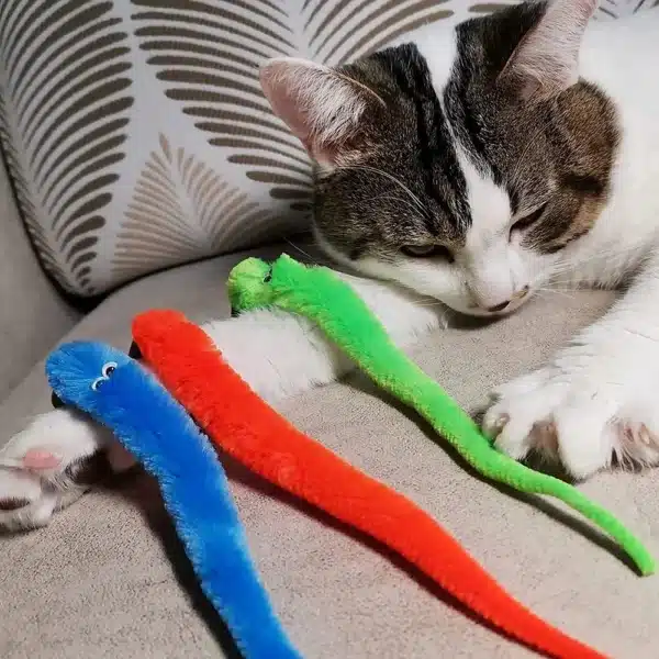 Replace Plush Cat Toy Accessories Worms Replacement Head Funny Cat Stick Pet Toys 5/10/6/11 Pcs 5