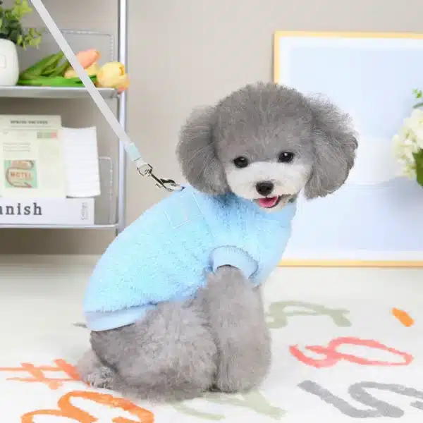 Fleece Pet Clothes Warm Dog Vest Coat Pullover Puppy Sweater Cat Apparel for Chihuahua Yorkie Terrier Shih tzu Pet Outfit 4