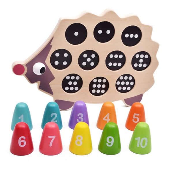 Hedgehog wooden toy - Image 4
