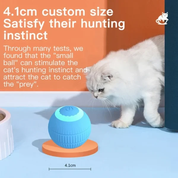 Cat Interactive Ball Training Self-moving Kitten Electric Cat Ball Toys Electronic Automatic Rolling Magic Ball Toys for Cat 5