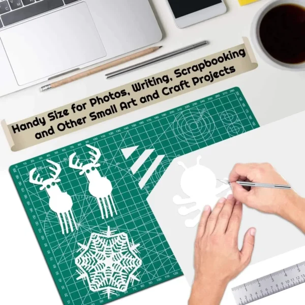 A2 A3 A4 A5 PVC Cutting Mat Double-Sided Self-Healing Board Patchwork Tools DIY Manual Craft Artist Cutting Knife Racket Kit 4