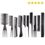 【Hot sales】10 Hair comb Barbershop hair comb Steel needle comb plastic comb flat head comb pointy tail 1