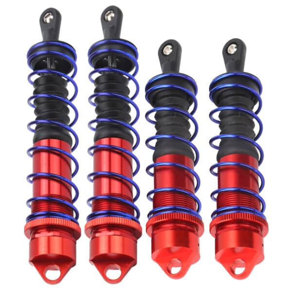 Aluminum 120mm Front 140mm Rear Metal Shock Absorber Damper Set for 1/8 RC Car Spare PartsRed - Image 7