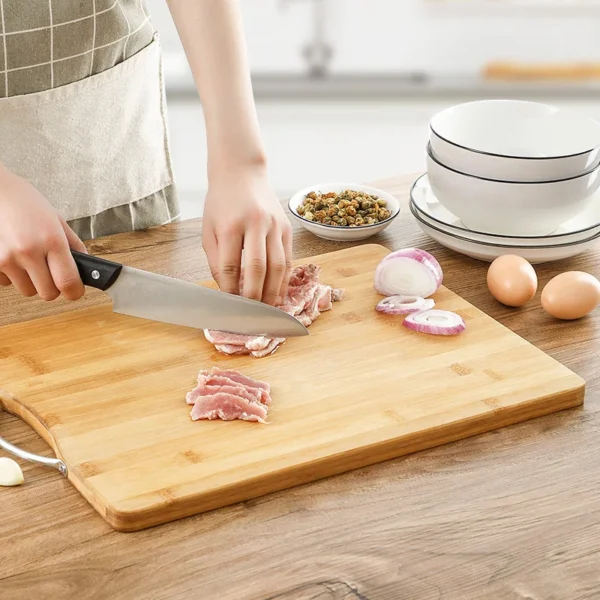 Chopping Board Bamboo Cutting Board Butcher Block Cheese Charcuterie Board Charcuterie Board Meat  Vegetable Fruit Cutting Board 1