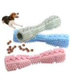 Pet Supplies Dog Chew Toy Pet Chew Leaky Toy TPR Material Dog Toothbrush Grinding Teeth Cleaning Stick 1