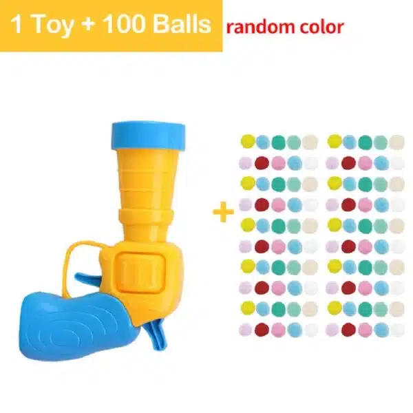 Cat Plush Ball Shooting Gun Relieving Depression Self Hi Silent Ball Cat Toy Plush Ball Micro Elastic Static Sticking Plush Ball 4