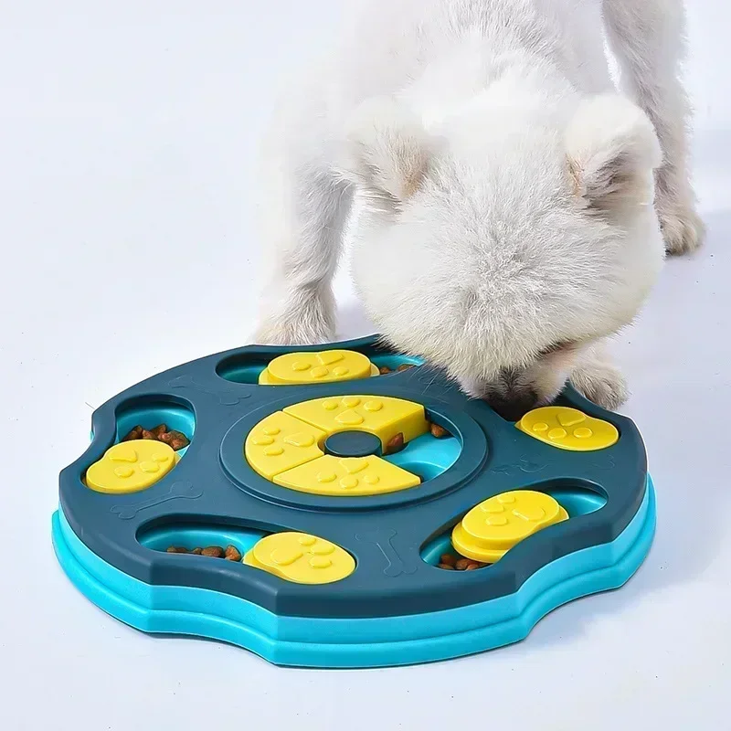 Dog Puzzle Toys Slow Feeder Interactive Increase Puppy IQ Food Dispenser Slowly Eating NonSlip Bowl Pet Cat Dogs Training Game 1