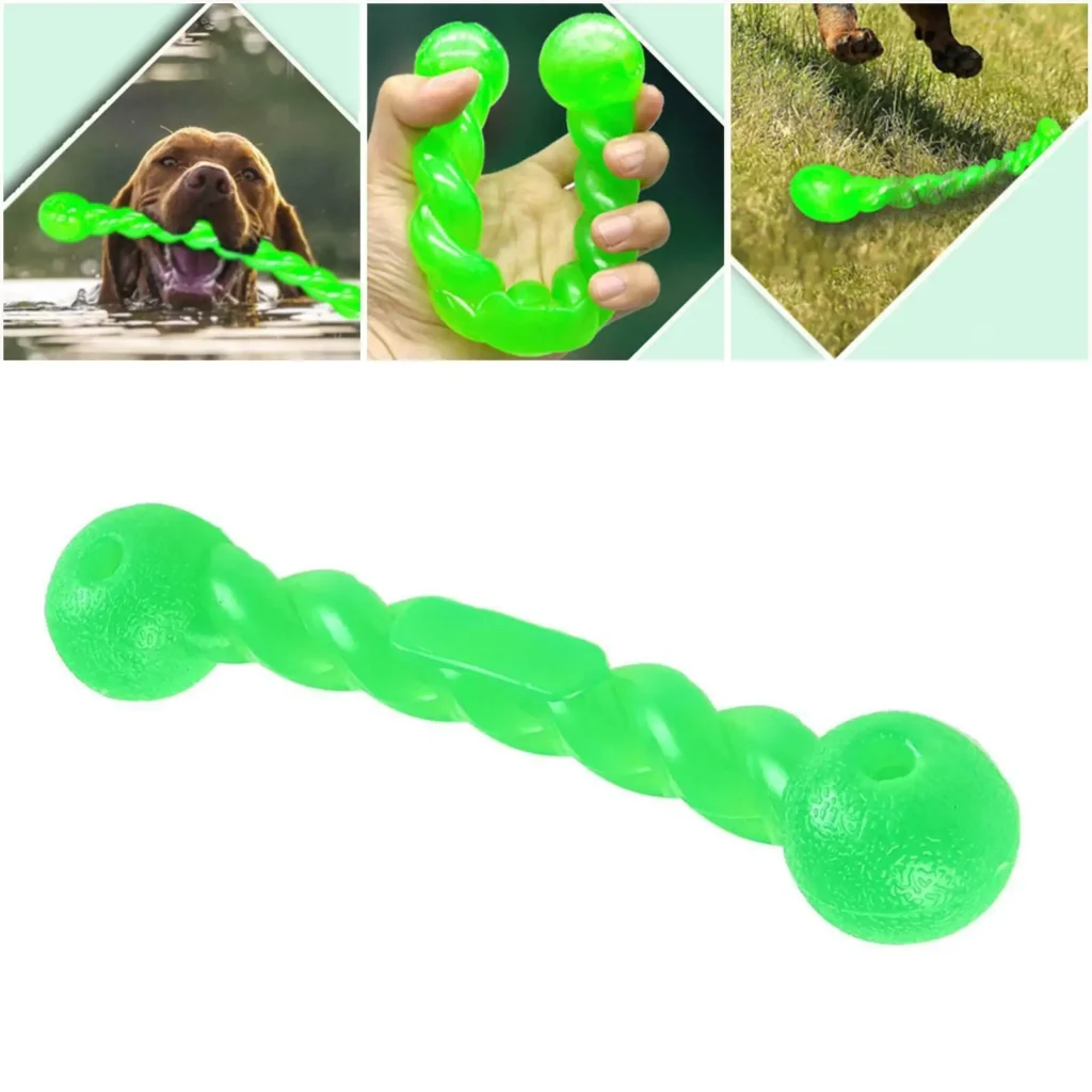 Pet Dog Training Interactive Toy Pet Funny Molar Stick Strong Rubber Durable Teeth Clean Toy Long Size Chew Toy For Meduim Large 1