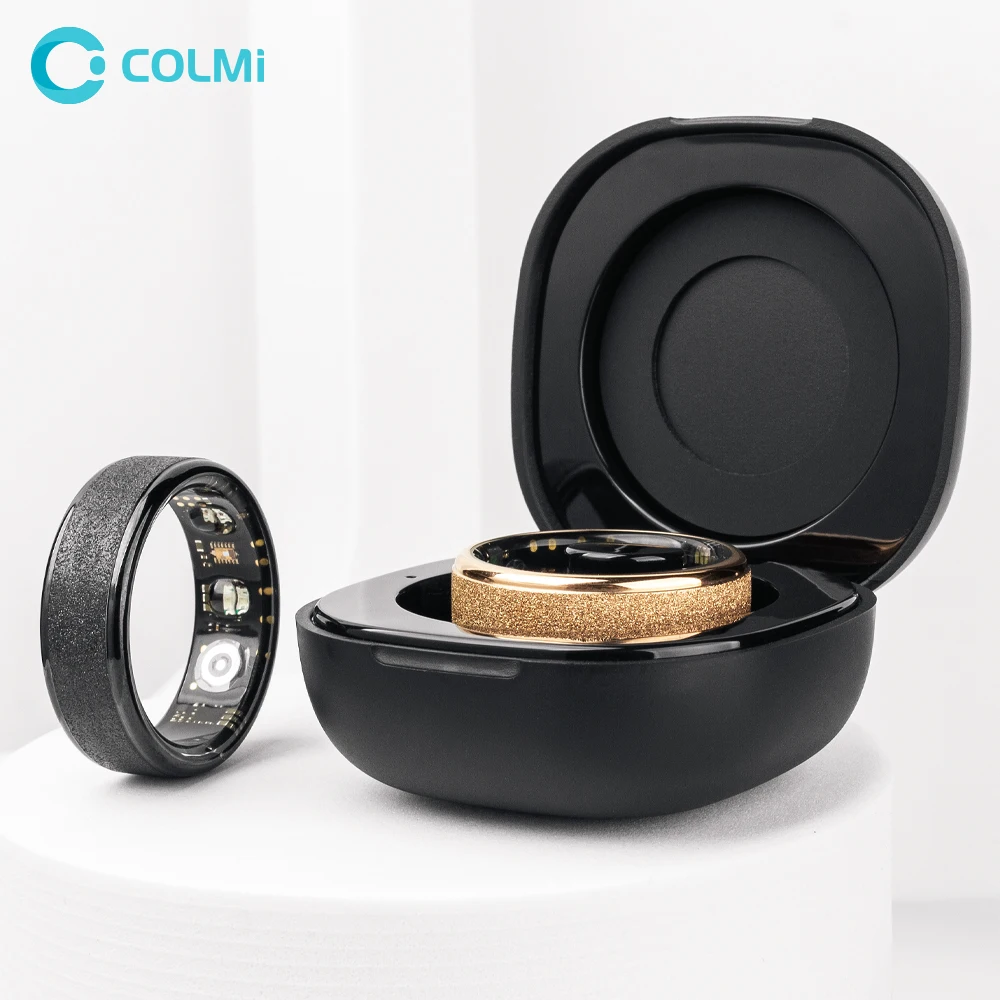 COLMI R10 Smart Ring with Charging Case for Men Women, Health and Sleep Monitor, 5ATM Waterproof, Multi-sport Mode 1