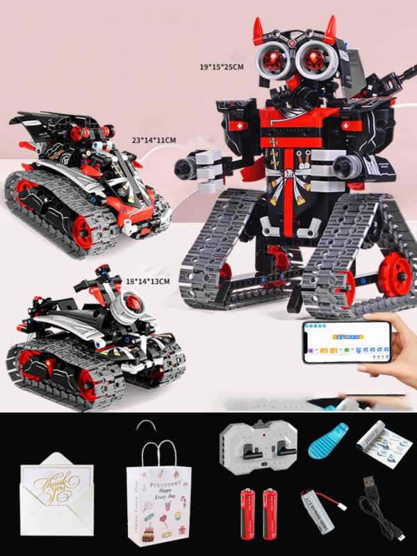 Building Blocks Programming Electric Remote Control Children's Toy Set - Image 5