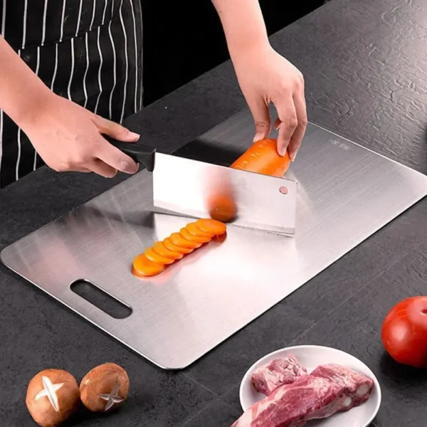 Thickened Stainless Steel Cutting Board Antibacterial and Mildew-proof Household Cutting Board Kitchen Kneading Dough Board 2